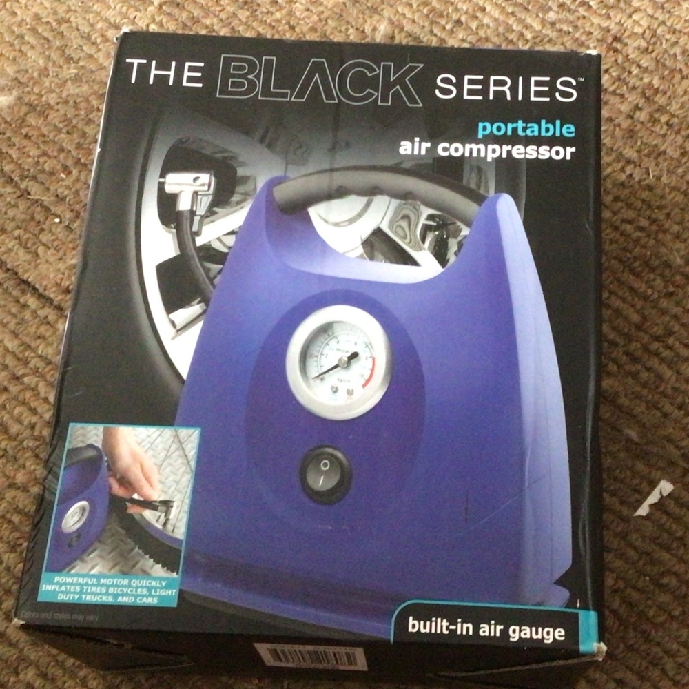 Black series portable air compressor